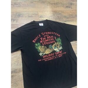 Vintage 2003 Bruce Springsteen Max Weinberg 7 Holiday Show Asbury Park T-Shirt L